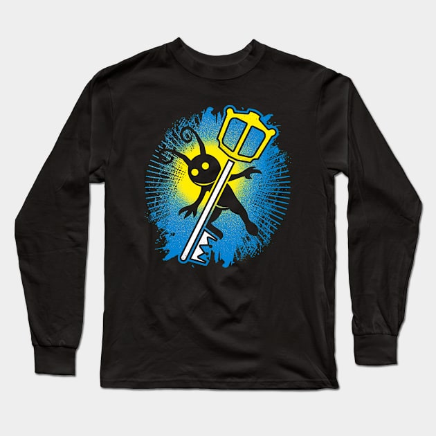 Heartless vs Keyblade Long Sleeve T-Shirt by logozaste